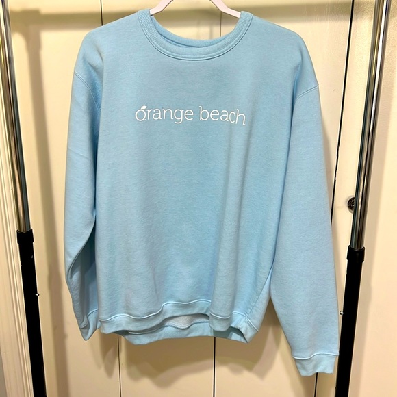 Sweaters - Orange Beach Crewneck Sweater • Women's Sz Large